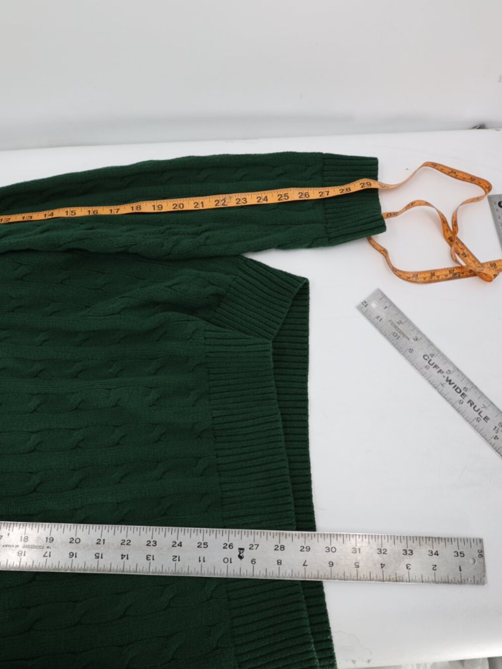 Polo Ralph Lauren Sweater Men’s 2XL Cotton Cable Knit Long Sleeve Crewneck Logo - Picture 6 of 8